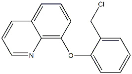 8-[2-(chloromethyl)phenoxy]quinoline Struktur