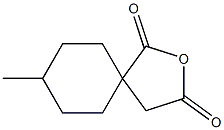 8-methyl-2-oxaspiro[4.5]decane-1,3-dione Struktur