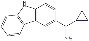 9H-carbazol-3-yl(cyclopropyl)methanamine Struktur