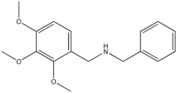 benzyl[(2,3,4-trimethoxyphenyl)methyl]amine Struktur