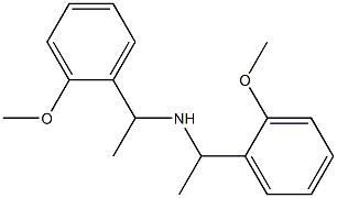 bis[1-(2-methoxyphenyl)ethyl]amine Struktur