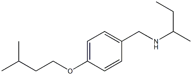 butan-2-yl({[4-(3-methylbutoxy)phenyl]methyl})amine Struktur