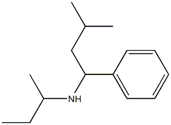 butan-2-yl(3-methyl-1-phenylbutyl)amine Struktur