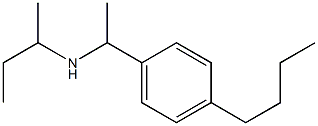 butan-2-yl[1-(4-butylphenyl)ethyl]amine Struktur