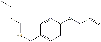 butyl({[4-(prop-2-en-1-yloxy)phenyl]methyl})amine Struktur