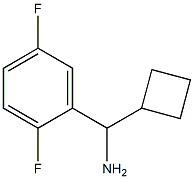 cyclobutyl(2,5-difluorophenyl)methanamine Struktur