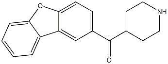 dibenzo[b,d]furan-2-yl(piperidin-4-yl)methanone Struktur