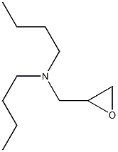 dibutyl(oxiran-2-ylmethyl)amine Struktur