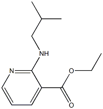 ethyl 2-[(2-methylpropyl)amino]pyridine-3-carboxylate Struktur