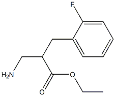 ethyl 3-amino-2-[(2-fluorophenyl)methyl]propanoate Struktur