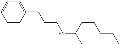 heptan-2-yl(3-phenylpropyl)amine Struktur