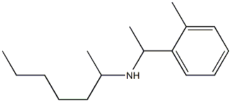 heptan-2-yl[1-(2-methylphenyl)ethyl]amine Struktur