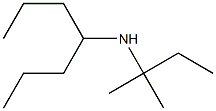 heptan-4-yl(2-methylbutan-2-yl)amine Struktur