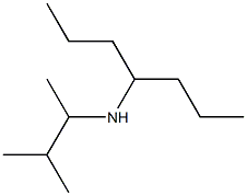 heptan-4-yl(3-methylbutan-2-yl)amine Struktur