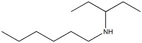 hexyl(pentan-3-yl)amine Struktur