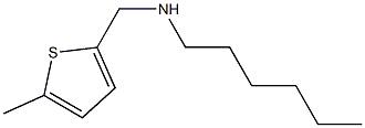 hexyl[(5-methylthiophen-2-yl)methyl]amine Struktur