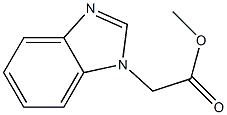 methyl 2-(1H-1,3-benzodiazol-1-yl)acetate Struktur