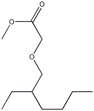 methyl 2-[(2-ethylhexyl)oxy]acetate Struktur