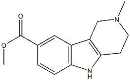 methyl 2-methyl-1H,2H,3H,4H,5H-pyrido[4,3-b]indole-8-carboxylate Struktur