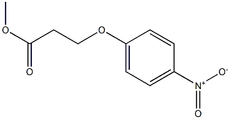 methyl 3-(4-nitrophenoxy)propanoate Struktur