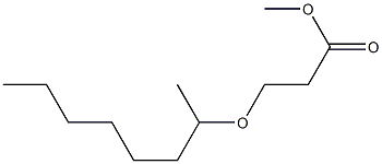 methyl 3-(octan-2-yloxy)propanoate Struktur