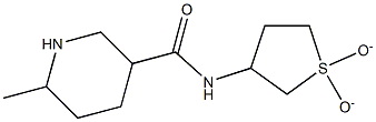 N-(1,1-dioxidotetrahydrothien-3-yl)-6-methylpiperidine-3-carboxamide Struktur