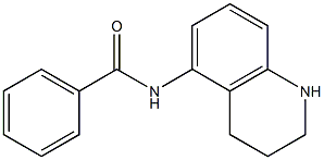 N-(1,2,3,4-tetrahydroquinolin-5-yl)benzamide Struktur