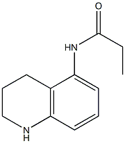 N-(1,2,3,4-tetrahydroquinolin-5-yl)propanamide Struktur