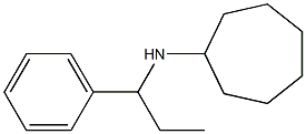 N-(1-phenylpropyl)cycloheptanamine Struktur