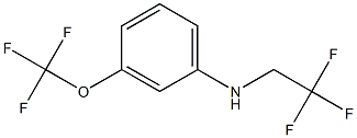 N-(2,2,2-trifluoroethyl)-3-(trifluoromethoxy)aniline Struktur