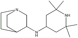 N-(2,2,6,6-tetramethylpiperidin-4-yl)-1-azabicyclo[2.2.2]octan-3-amine Struktur