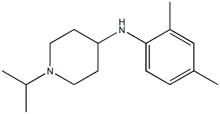 N-(2,4-dimethylphenyl)-1-(propan-2-yl)piperidin-4-amine Struktur