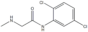 N-(2,5-dichlorophenyl)-2-(methylamino)acetamide Struktur