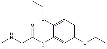 N-(2,5-diethoxyphenyl)-2-(methylamino)acetamide Struktur