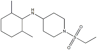 N-(2,6-dimethylcyclohexyl)-1-(ethanesulfonyl)piperidin-4-amine Struktur