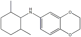 N-(2,6-dimethylcyclohexyl)-2,3-dihydro-1,4-benzodioxin-6-amine Struktur