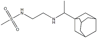 N-(2-{[1-(adamantan-1-yl)ethyl]amino}ethyl)methanesulfonamide Struktur