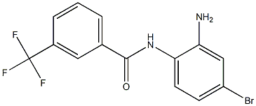 N-(2-amino-4-bromophenyl)-3-(trifluoromethyl)benzamide Struktur