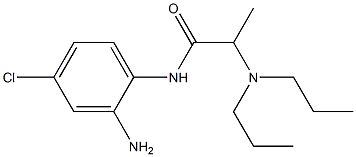 N-(2-amino-4-chlorophenyl)-2-(dipropylamino)propanamide Struktur