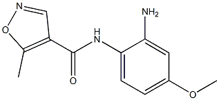 N-(2-amino-4-methoxyphenyl)-5-methylisoxazole-4-carboxamide Struktur