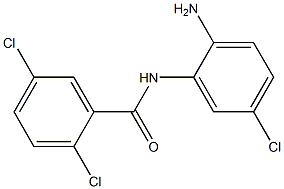 N-(2-amino-5-chlorophenyl)-2,5-dichlorobenzamide Struktur