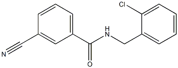 N-(2-chlorobenzyl)-3-cyanobenzamide Struktur