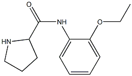 N-(2-ethoxyphenyl)pyrrolidine-2-carboxamide Struktur