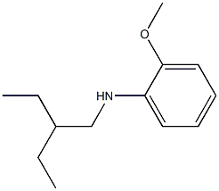 N-(2-ethylbutyl)-2-methoxyaniline Struktur