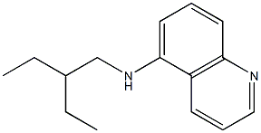 N-(2-ethylbutyl)quinolin-5-amine Struktur