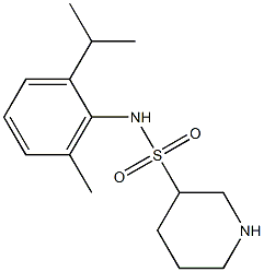 N-(2-isopropyl-6-methylphenyl)piperidine-3-sulfonamide Struktur