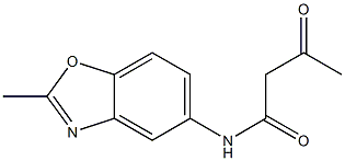 N-(2-methyl-1,3-benzoxazol-5-yl)-3-oxobutanamide Struktur