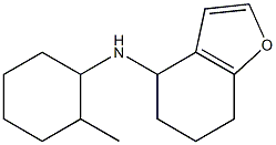 N-(2-methylcyclohexyl)-4,5,6,7-tetrahydro-1-benzofuran-4-amine Struktur