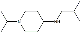 N-(2-methylpropyl)-1-(propan-2-yl)piperidin-4-amine Struktur