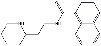 N-(2-piperidin-2-ylethyl)-1-naphthamide Struktur